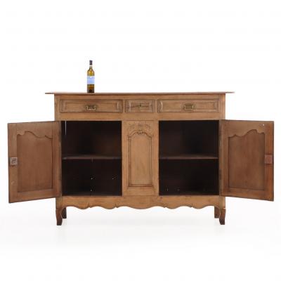 French Provincial Oak Sideboard 19th C 