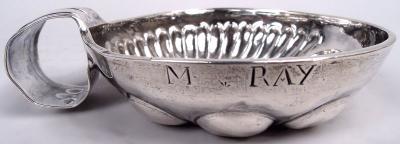 French Provincial Restauration Silver Wine Taster