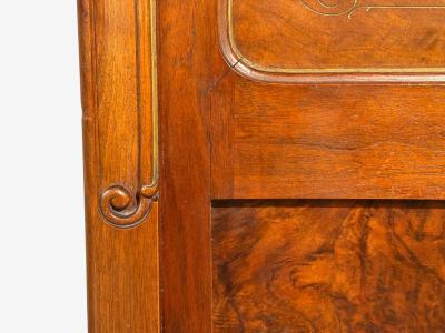French Provincial Style Twin Headboards Walnut Gilt France 20th c 