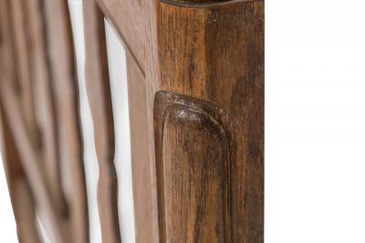 French Provincial Style Walnut Twin Bed