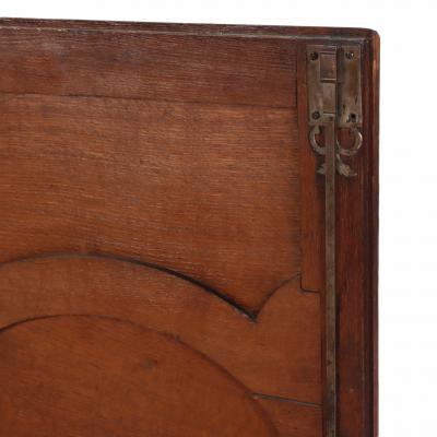 French Provincial Two Piece Oak Cabinet C 1880