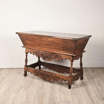 French Provincial Walnut Dough Bin circa 1800