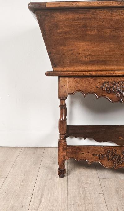 French Provincial Walnut Dough Bin circa 1800