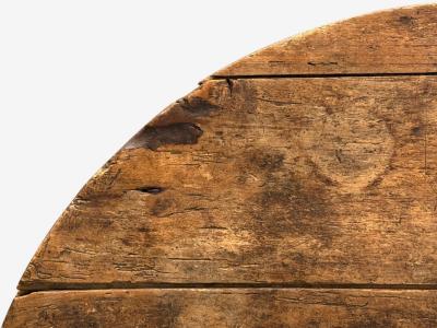 French Provincial Wood Wine Tasting Center Table France 19th C 