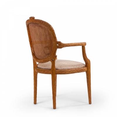 French Provincial Wooden Arm Chair