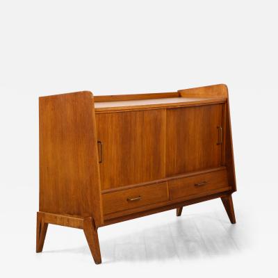 French Reconstruction Oak Cabinet France circa 1950