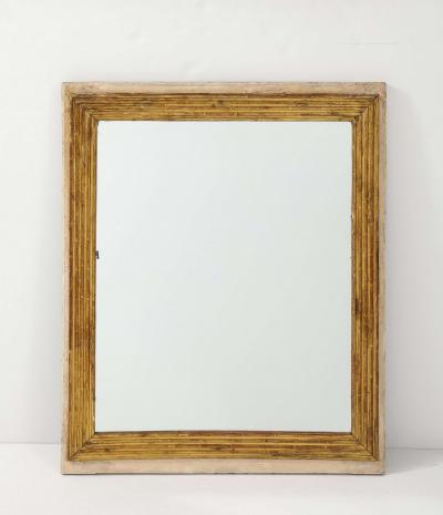 French Reeded Gilt Mirror