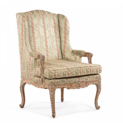 French Regence Bleached Arm Chair