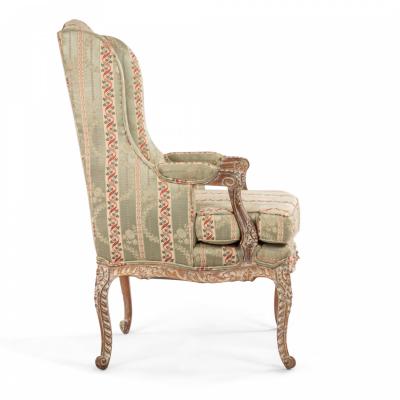 French Regence Bleached Arm Chair