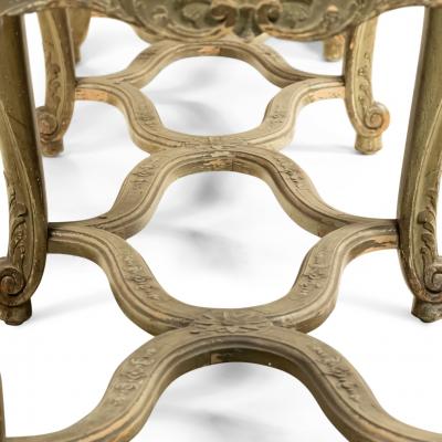 French Regence Painted Bench