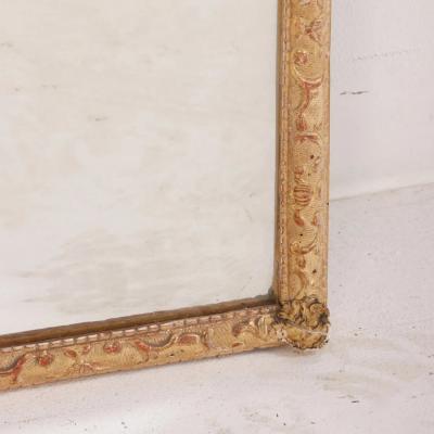 French Regence painted and giltwood mirror circa 1780 