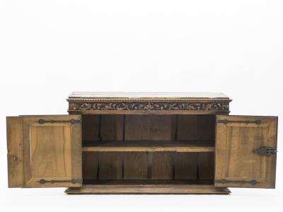 French Renaissance carved oak sideboard 18th century