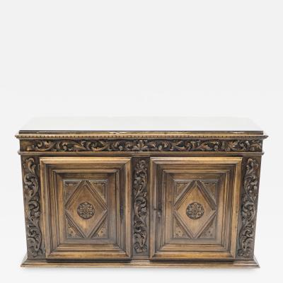 French Renaissance carved oak sideboard 18th century