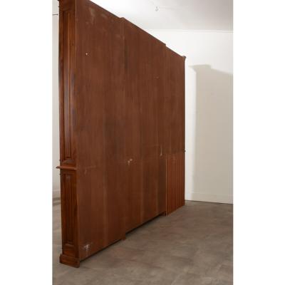 French Reproduction Walnut Bibliotheque