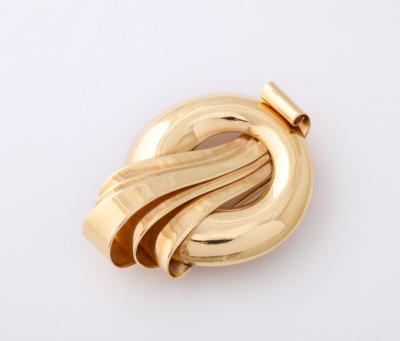 French Retro Mauboussian Style Clip Brooch