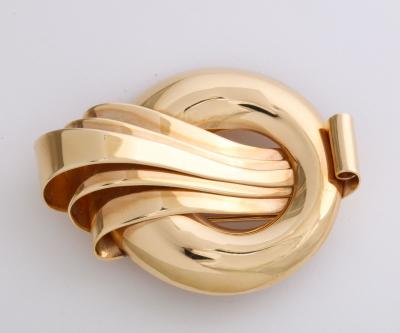 French Retro Mauboussian Style Clip Brooch