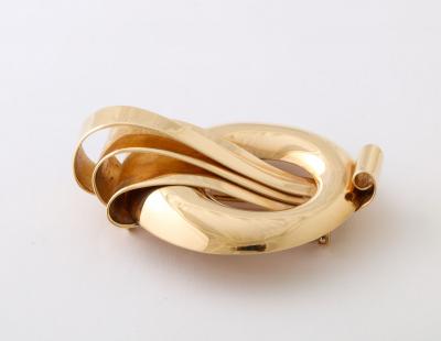 French Retro Mauboussian Style Clip Brooch