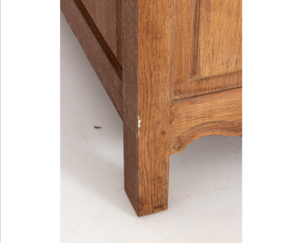 French Rococo Style Bleached Oak Commode