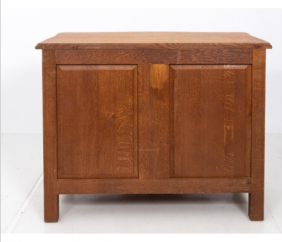 French Rococo Style Bleached Oak Commode