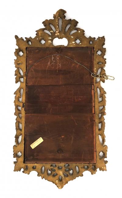 French Rococo Style Carved Giltwood Mirror