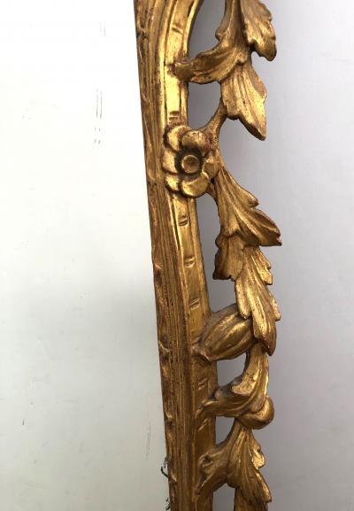 French Rococo Style Carved Giltwood Mirror