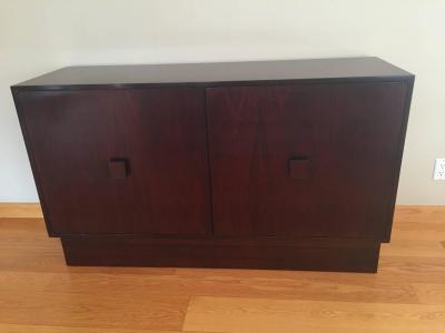 French Rosewood Two Door Sideboard Cabinet