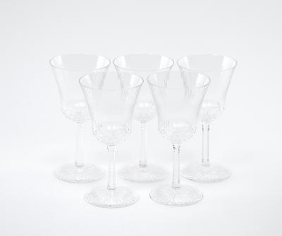 French Saint Louis Crystal Water Wine Glass Service 12 People