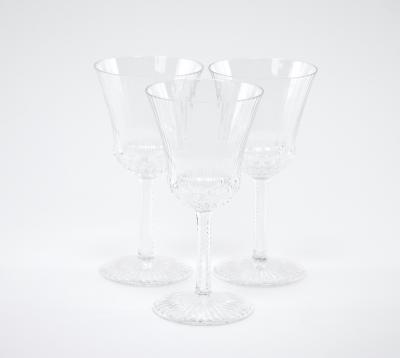 French Saint Louis Crystal Water Wine Glass Service 12 People
