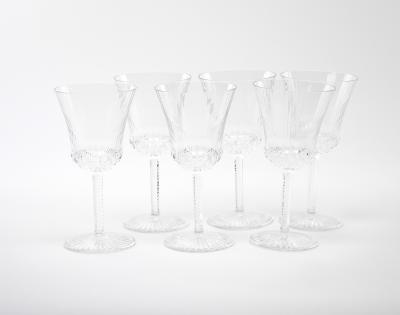 French Saint Louis Crystal Water Wine Glass Service 13 People