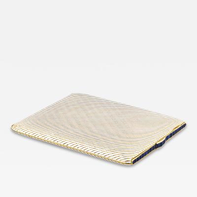 French Sapphire and Enamel Cigarette Case