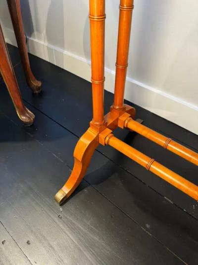 French Satinwood Writing Table Desk