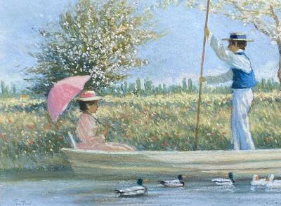 French School The Pink Parasol 