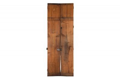 French Scrubbed Pine Decoupage Trompe Loeil Doors