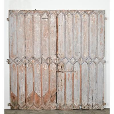 French Set of 19th Century Entry Doors