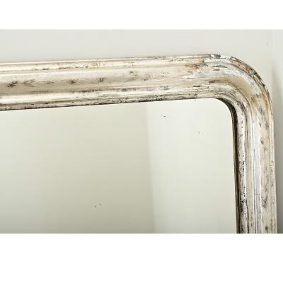 French Silver Gilt Louis Philippe Mantel Mirror