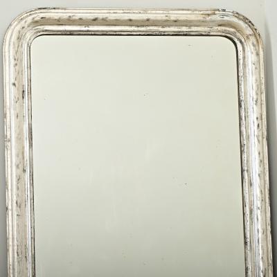 French Silver Gilt Louis Philippe Mantel Mirror