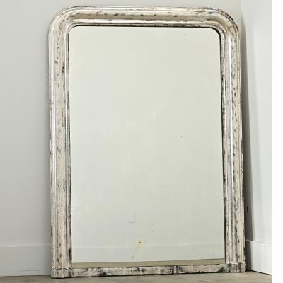 French Silver Gilt Louis Philippe Mantel Mirror