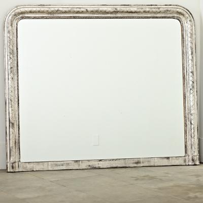 French Silver Gilt Louis Philippe Mantel Mirror