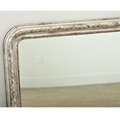 French Silver Gilt Louis Philippe Mantel Mirror