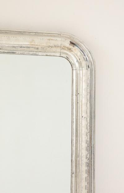 French Silver Gilt Louis Philippe Mirror Late 19th C