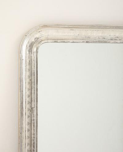 French Silver Gilt Louis Philippe Mirror Late 19th C