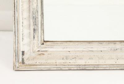 French Silver Gilt Louis Philippe Mirror Late 19th C