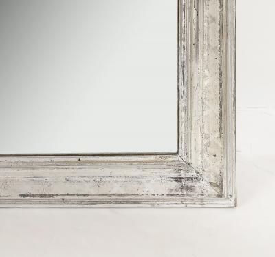 French Silver Gilt Louis Philippe Mirror Late 19th C 