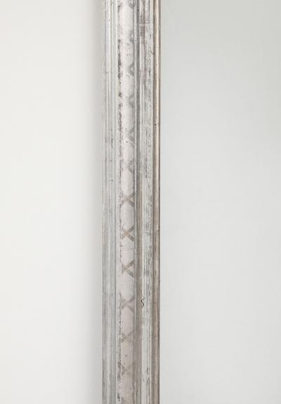 French Silver Gilt Louis Philippe Mirror Late 19th C 