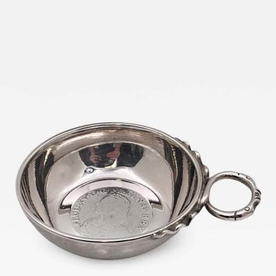 French Silver Louis XV Tastevin Wine Taster