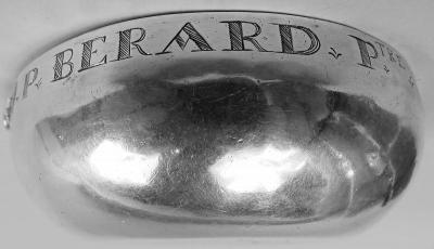 French Silver Wine Taster Formerly Property of Ancien Regime Priest