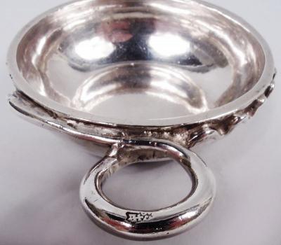 French Silver Wine Taster Formerly Property of Ancien Regime Priest