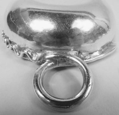 French Silver Wine Taster Formerly Property of Ancien Regime Priest