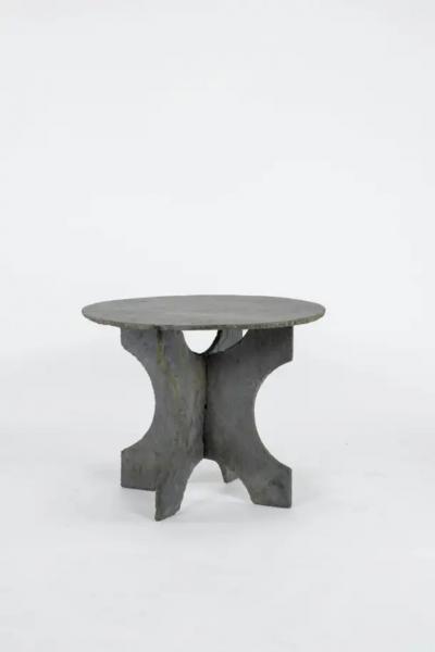 French Slate Round Table