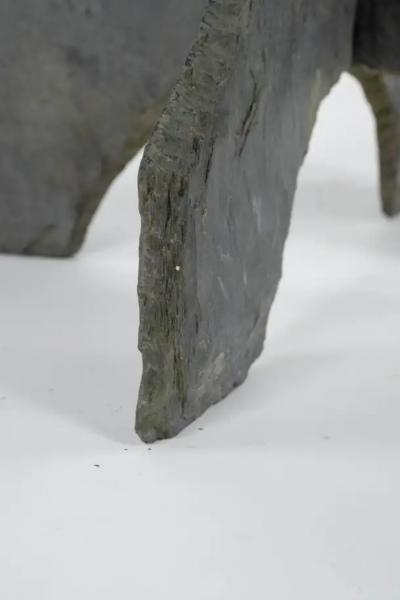 French Slate Round Table